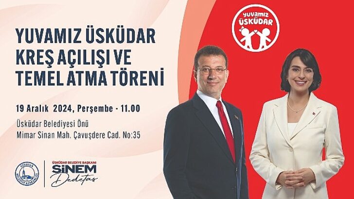 Ekrem İmamoğlu İştirakiyle Yuvamız Üsküdar Kreş Açılışı ve Temel Atma Merasimi
