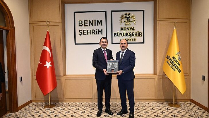 Etraf Şehircilik ve İklim Değişikliği Bakanı Kurum Başkan Altay’ı Ziyaret Etti