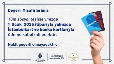 İBB Toplumsal Tesisleri ile Beltur’da kartlı ödeme devri