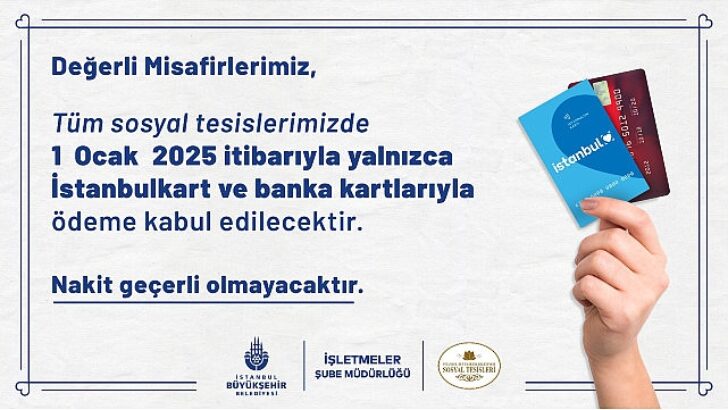 İBB Toplumsal Tesisleri ile Beltur’da kartlı ödeme devri