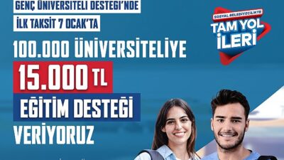 İBB’nin üniversiteli öğrencilere verdiği ‘Genç Üniversiteli Eğitim Desteği” müracaatları sonuçlandı.