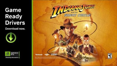 Indiana Jones and the Great Circle™ DLSS 3 ile Duyuruldu Yeni GeForce Game Ready Şoförü ve NVIDIA Reflex Teknolojisi Daha Fazla Oyuna Geliyor!