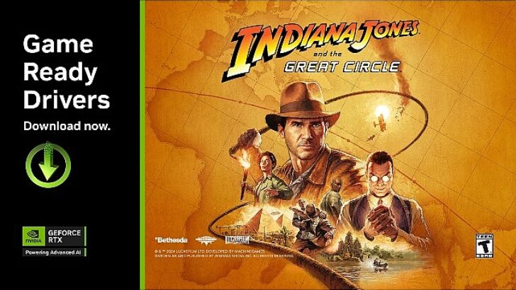 Indiana Jones and the Great Circle™ DLSS 3 ile Duyuruldu Yeni GeForce Game Ready Şoförü ve NVIDIA Reflex Teknolojisi Daha Fazla Oyuna Geliyor!