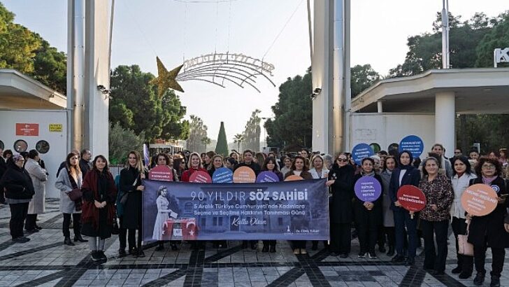 İzmir’in “seçilmiş kadınları” sahada