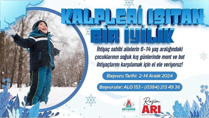 “Kalpleri Isıtan Bir İyilik” Projesi Kapsamında El Ele Veriyoruz