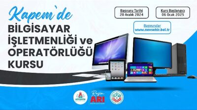 KAPEM’de Bilgisayar İşletmenliği Ve Operatörlüğü Kursu