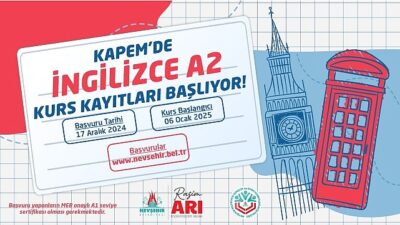 KAPEM’de İngilizce A2 Kursu İçin Kayıtlar Başlıyor