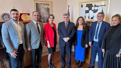 Karabağlar Belediyesi Kurul Üyelerinden Yunanistan İzmir Başkonsolosluğuna Ziyaret