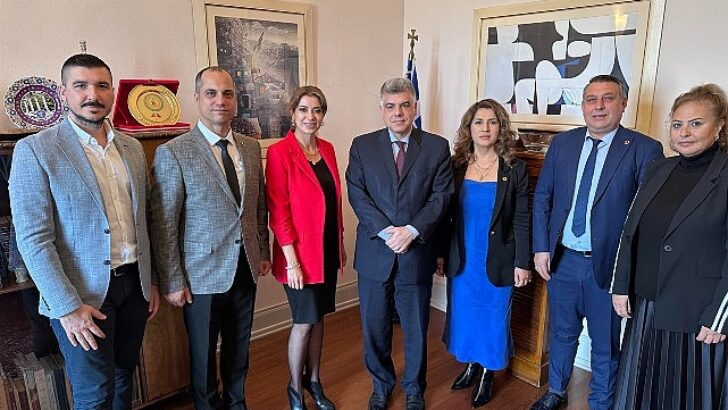 Karabağlar Belediyesi Kurul Üyelerinden Yunanistan İzmir Başkonsolosluğuna Ziyaret