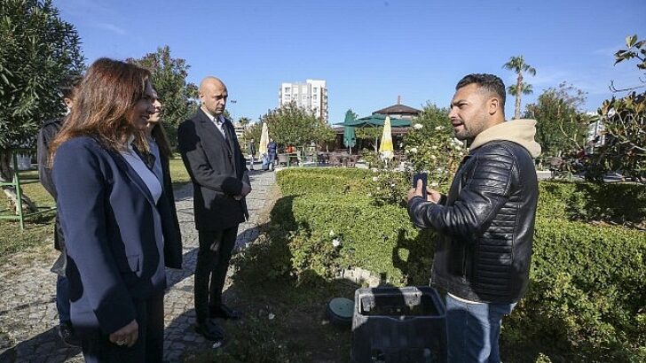 Karşıyaka Belediyesi parklarda ‘akıllı sulama’ devrini başlattı