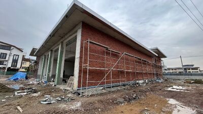 Kartepe İtfaiye binasında çalışmalar sürüyor