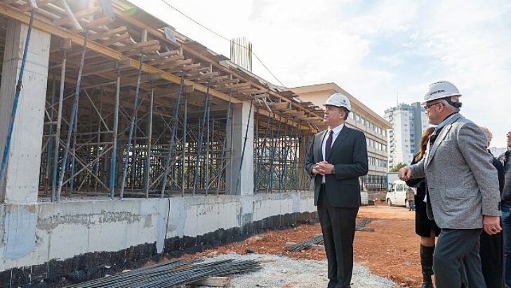 Lider Özyiğit, inşaatı devam eden 3 projeyi yerinde inceledi
