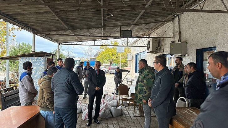 Lider Topaloğlu’ndan belediye çalışanına teşekkür ziyareti