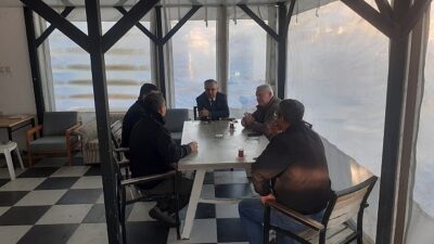 Lider Topaloğlu’ndan Hurdacılar Sitesi esnafına ziyaret