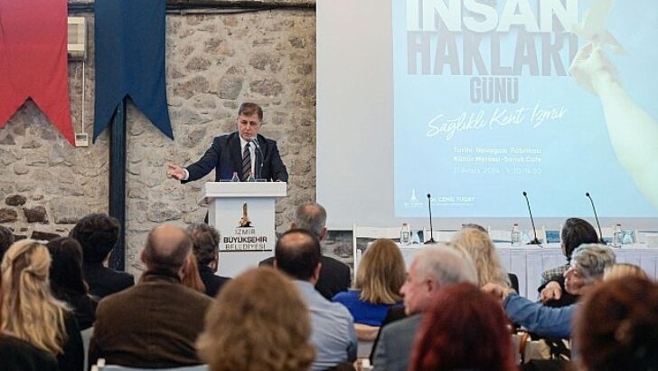 Lider Tugay’dan İnsan Hakları Günü etkinliğinde açlık, yoksulluk, işsizlik bildirisi “Dur demenin vakti bugündür”