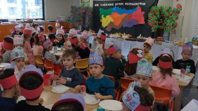 Minik öğrenciler, Yerli Malı Haftası’nı kutluyor