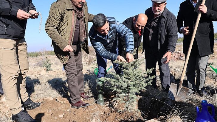 Nevşehir’de Yeni Doğan ve Ölen Şahıslar İçin Fidan Dikildi