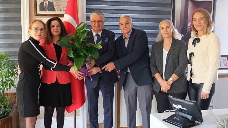 Okul aile birliğinden Başkan Topaloğlu’na ziyaret