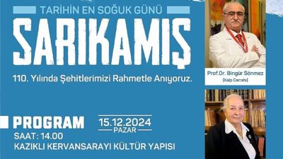 Sarıkamış şehitlerinin büyük uğraşı Gölcük’te anlatılacak