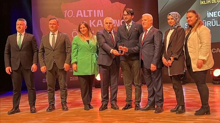 “Sürdürülebilir Hava Kalitesi Ölçüm Ağı Projesi” İnegöl’e Ödül Getirdi