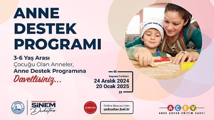 Üsküdar’da “Anne Takviye Programı” Başlıyor