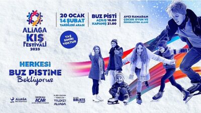 Aliağa’da Fiyatsız Buz Pateni Keyfi Başlıyor
