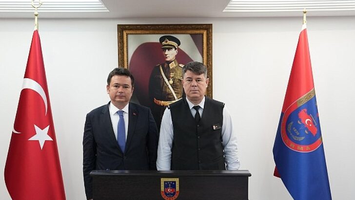 Başkan Aydın’dan Tuğgeneral Tataroğlu’na hayırlı olsun ziyareti