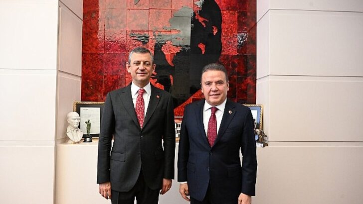 Başkan Böcek’ten CHP lideri Özel’e ziyaret
