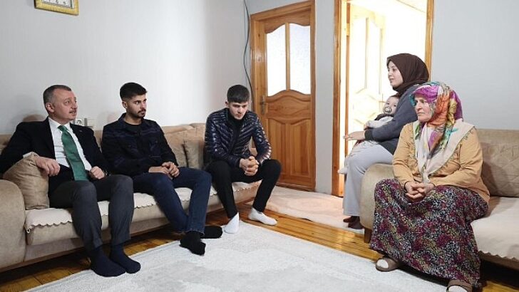 Başkan Büyükakın’dan, Erol Sert’in ailesine taziye ziyareti