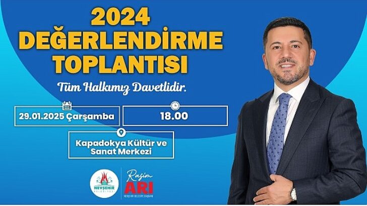 Belediye başkanı rasim arı, 2024 yılı kıymetlendirme toplantısını düzenleyecek