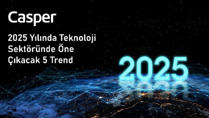 Casper 2025 Yılına Damga Vuracak 5 Teknolojik Trendi Sıralıyor