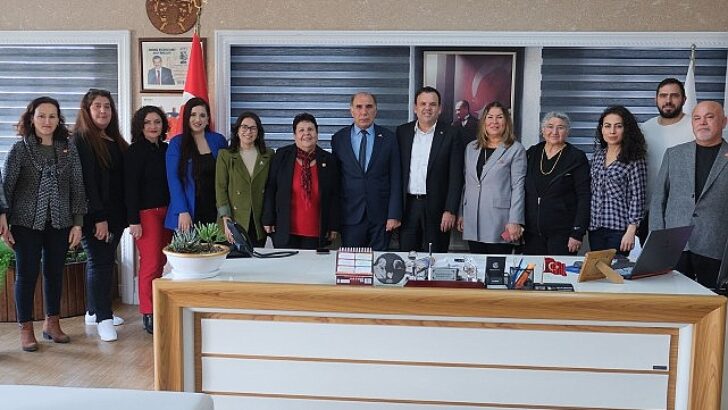 CHP İlçe yönetiminden Başkan Vekili Semih Top’a ziyaret