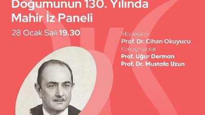 Doğumunun 130. Yılında Becerikli İz Paneli, Zeytinburnu Kültür Sanat’ta!