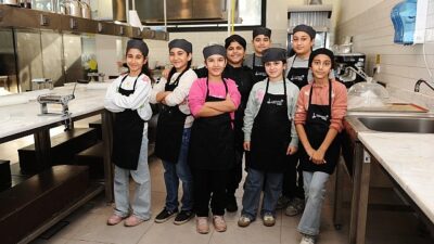 EÇEV’li çocuklar Cordelion MSM mutfağında