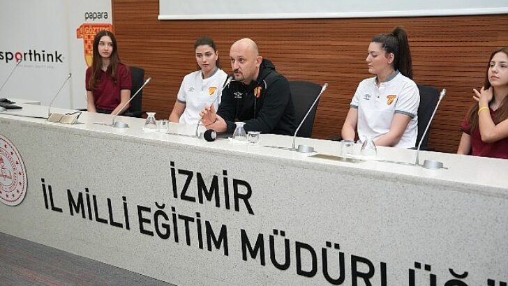 Göztepe Bayan Voleybol Grubu İzmirli Öğrencilerle Buluştu