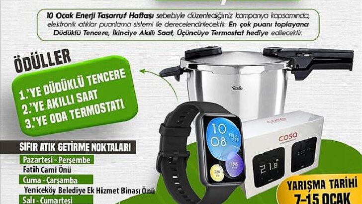 İnegöl Belediyesi Elektronik Atık Toplama Yarışı Başladı