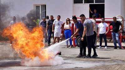 İzmir Büyükşehir Belediyesi’nden yangın güvenliğine sıkı kontrol