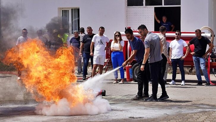 İzmir Büyükşehir Belediyesi’nden yangın güvenliğine sıkı kontrol