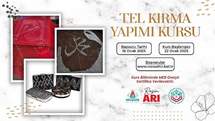 KAPEM’de Tel Kırma Yapımı Kursu Açılacak