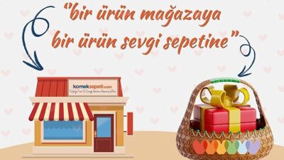 Komek Sepeti’nden gönüllere dokunan proje “1+1=Mutluluk” projesiyle düzgünlük çoğalacak