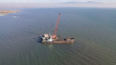 Körfez taban tarama çalışmalarında 1 ay raporu 60 bin ton çamur çıkarıldı