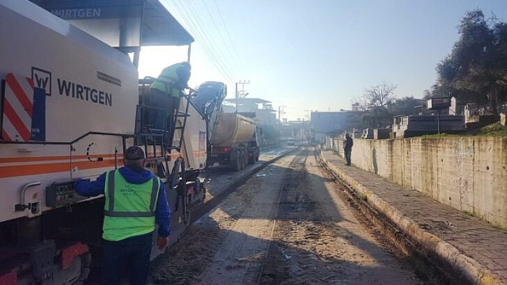 Lider Çerçioğlu Söke’nin yollarını yeniliyor