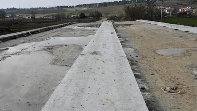 Lüleburgaz Deresi üzerindeki köprüler tamamlanıyor