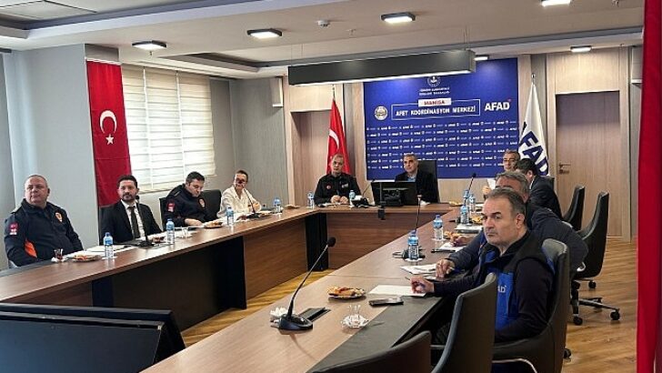 Manisa Mümkün Afetlere Karşı Hazırlanıyor