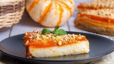 Muhallebili Bal Kabağı Pastası