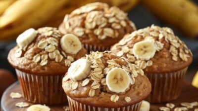 Muzlu Yulaflı Muffin