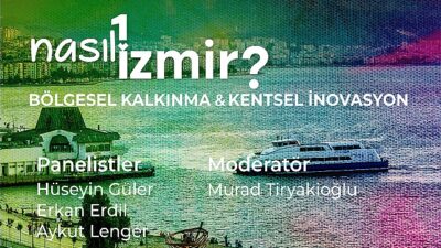 “Nasıl Bir İzmir” panel serisinde bölgesel kalkınma ve kentsel inovasyon konuşulacak