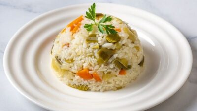 Pırasalı Pilav