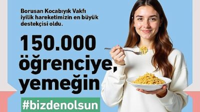 Askıda Ne Var, Borusan Kocabıyık Vakfı İşbirliğiyle 1 milyon öğün gayesiyle BizdenOlsundiyor