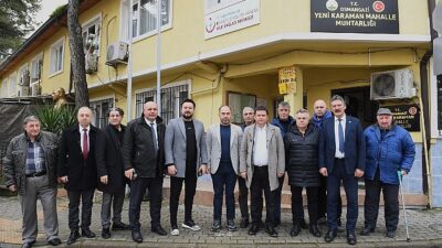 Bahçeşehir öğretmen ve öğrencilerden Başkan Topaloğlu’na ziyaret